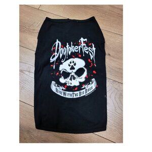 DogtoberFest Dog Shirt, XL, Black